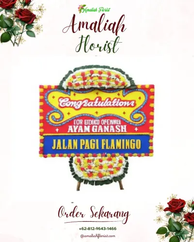 Bunga Papan Congratulation di Mekarsakti